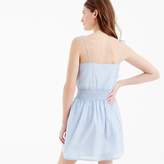 Thumbnail for your product : J.Crew Striped smocked-waist dress with tie shoulders