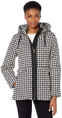 kate spade houndstooth coat