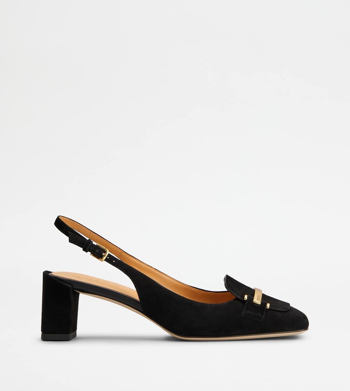 Tod's Slingback Pumps in Suede