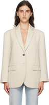 Thumbnail for your product : Anine Bing Off-White Quinn Blazer