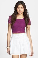 Thumbnail for your product : BP Crochet Waist Gathered Skirt (Juniors)