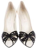 Thumbnail for your product : Sigerson Morrison Leather Pointed-Toe Pumps w/ Tags