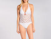 Thumbnail for your product : Robin Piccone Arian Lace Halter One Piece
