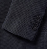 Thumbnail for your product : Giorgio Armani Blue Ginza Slim-Fit Textured-Knit Blazer