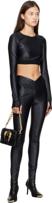 Versace Jeans Couture Black Curb Chain Bag