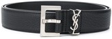 Thumbnail for your product : Saint Laurent Grained Leather Belt