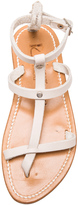 Thumbnail for your product : K. Jacques Gina Leather Sandals in Linen