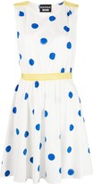 Polka Dot-Print Sleeveless Mini Dress 
