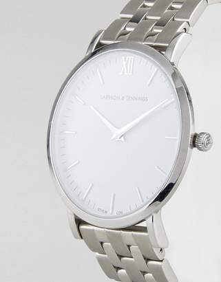 Larsson & Jennings LGN40 Vasa Bracelet Watch In Silver
