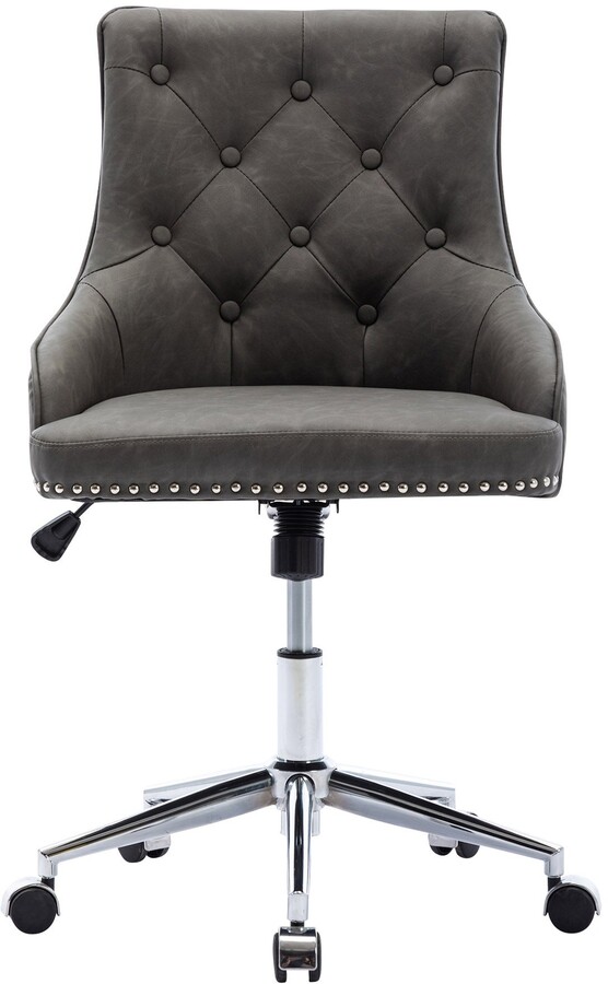 LUXMOD Office Desk Chair with MidBack Modern Computer Chair Swivel