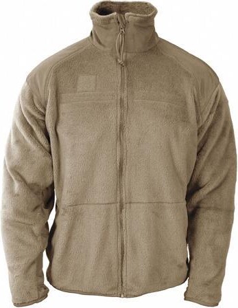Propper Tactical Fleece Jacket,M,Khaki,29in. F54880E233M3
