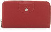 Thumbnail for your product : Longchamp Le Pliage Cuir Zip Wallet, Red