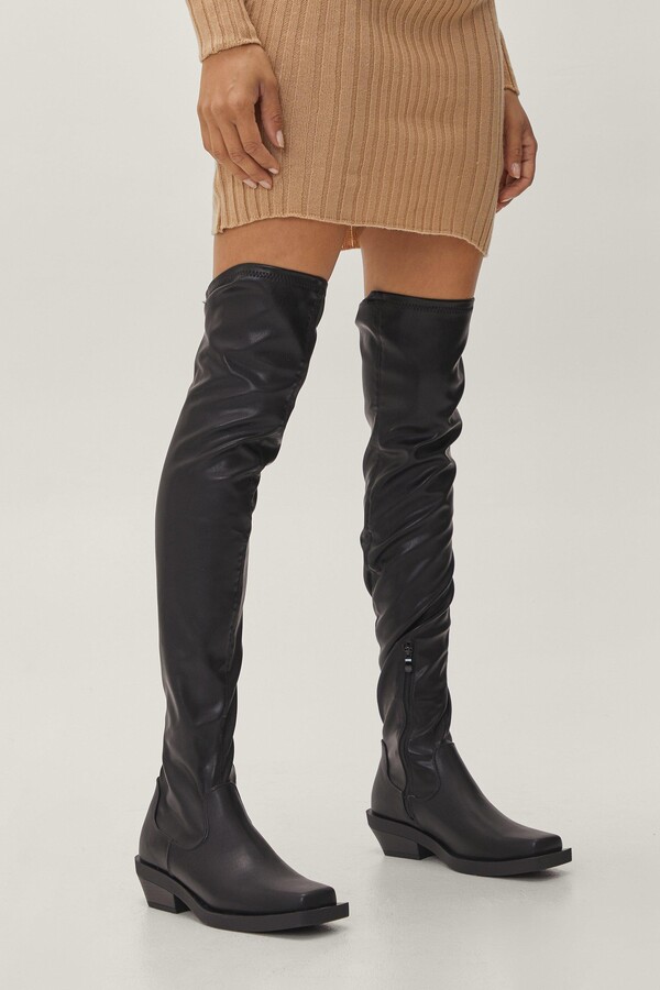 Over The Knee Knit Boots | Shop the world's largest collection of 