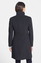 Thumbnail for your product : Cinzia Rocca DUE Stand Collar Wool Blend Coat (Petite)