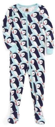 Tea Collection Puffin Fitted One-Piece Pajamas