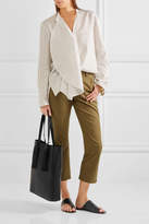 Thumbnail for your product : Loeffler Randall Cruise Tasseled Leather Tote - Black