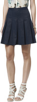 Thumbnail for your product : Rebecca Taylor Poplin Skirt