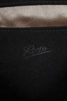 Thumbnail for your product : Rodo Chocolate Brown Suede Gold Tone Accented Vintage Evening Bag