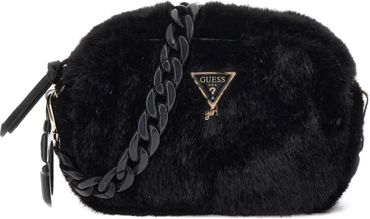 Faux-Fur Chain Bag