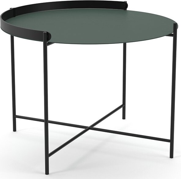 Houe Edge Outdoor Tray Table in Green, Size: Medium