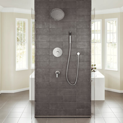 Eviva Splash Diverter Tub and Shower Faucet with Hand Sprayer