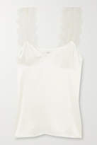 Thumbnail for your product : CAMI NYC The Chelsea Lace-trimmed Silk-charmeuse Camisole