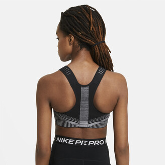 Nike Women's FE/NOM Flyknit High-Support Non-Padded Sports Bra in Black -  ShopStyle