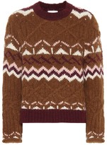 Thumbnail for your product : See by Chloe Fair Isle alpaca-blend sweater