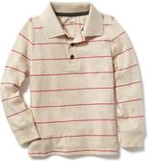 Thumbnail for your product : Old Navy Striped Jersey Polo for Toddler Boys