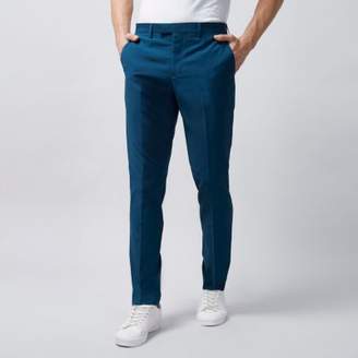 River Island Mens Blue slim fit suit trousers