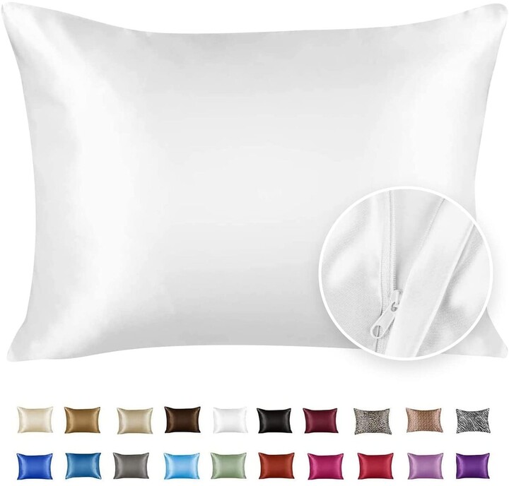Blissford Satin Pillowcase for Hair and Skin with Hidden Zipper ShopStyle