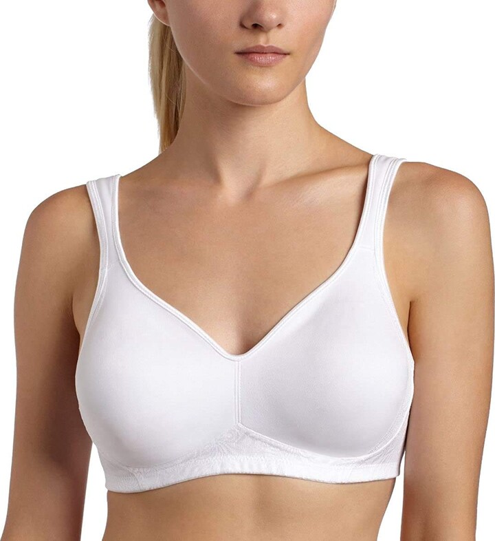Playtex Women's 18 Hour Seamless Smoothing Full Coverage Bra US4049 - White  - 46DD - ShopStyle