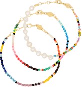 Thumbnail for your product : Anni Lu Baja and Alaia beaded bracelet set