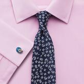 Thumbnail for your product : Charles Tyrwhitt Classic navy floral tie