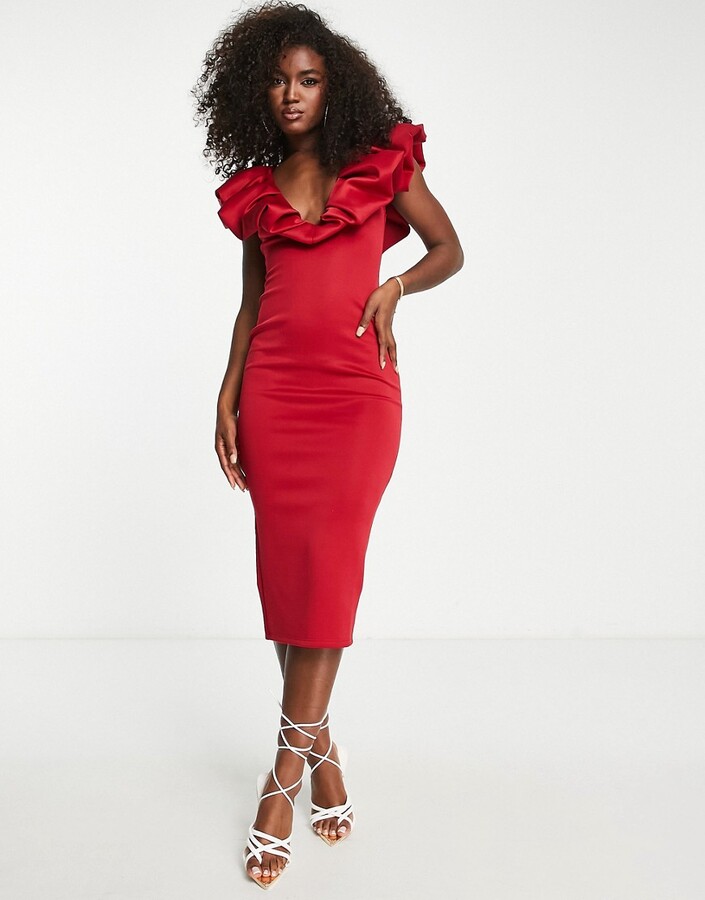 https://img.shopstyle-cdn.com/sim/36/ef/36ef80d20c11d910b482983905f4e8af_best/asos-design-deep-plunge-scrunch-neck-midi-dress-in-red.jpg