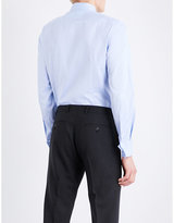 Thumbnail for your product : Corneliani Solid regular-fit cotton-twill shirt