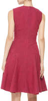 Thumbnail for your product : Lela Rose Printed Seamed Drop-Waist Dress