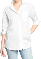 Thumbnail for your product : Old Navy Women's Poplin Boyfriend Shirts