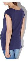 Thumbnail for your product : New Look Maternity Blue Roll Sleeve T-Shirt