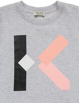 Thumbnail for your product : Kenzo Kids Logo Print Cotton Sweatshirt