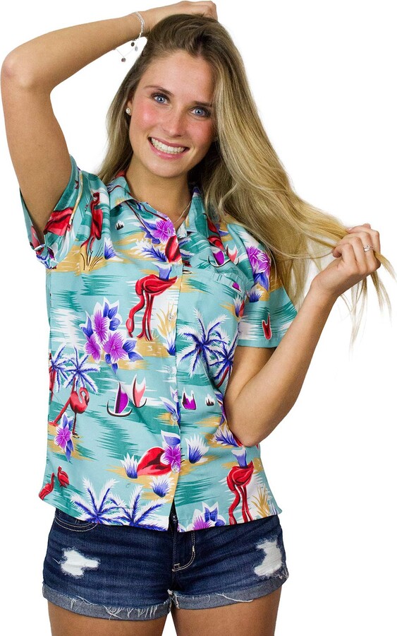 ladies hawaiian shirts cheap
