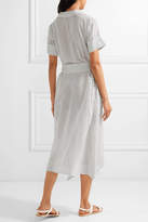Thumbnail for your product : Lisa Marie Fernandez Polka-dot Cotton-voile Midi Dress - White