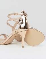 Thumbnail for your product : Carvela Gareth Rose Gold Heeled Sandals