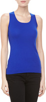 Thumbnail for your product : Michael Kors Ribbed Cashmere Tank, Sapphire