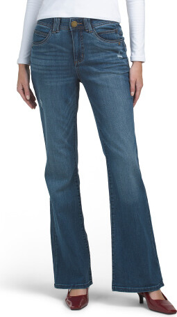 TJMAXX Ab Technology High Rise Itty Bitty More Bootcut Jeans For Women, Cotton/Polyester/Viscose