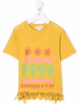 Thumbnail for your product : Stella McCartney Kids graphic-print bead-detailed T-shirt