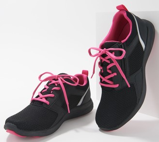 Vionic Mesh Lace-Up Sneakers w/ Zipper Detail Lyla $127 TINI {&}