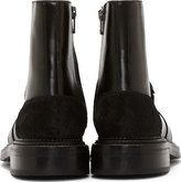 Thumbnail for your product : Yang Li Black Leather Loafer Boots