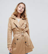 Thumbnail for your product : ASOS Petite DESIGN Petite classic trench coat