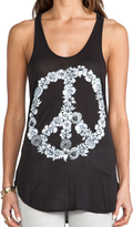 Thumbnail for your product : 291 Peace Flowers" Racer Back Tank